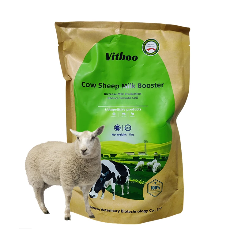 Animal Health Supplement Cattle Cow Goat Dairy Sheep Milk Booster Herbal Extracts Boost Milk Yield Improved Fat Profile Custom