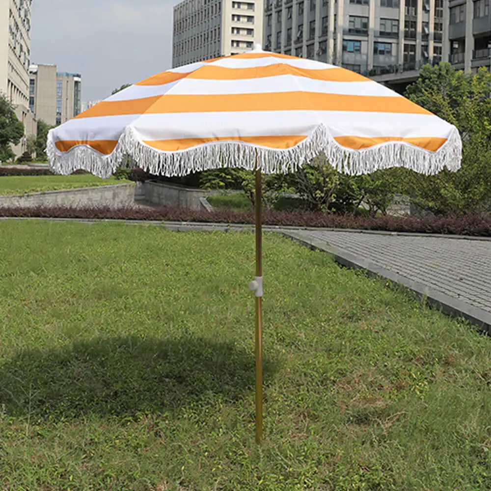 Bengku Sun Portable Accessories Customized Reed Woven Parasol Umbrellas High Quality Beach Umbrella