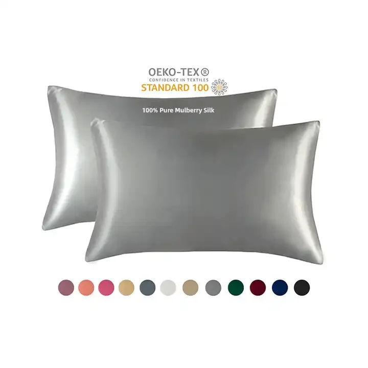 16/19/22/25, наволочка из чистого шелка для подушки Momme, шелковая наволочка с логотипом на заказ, наволочка из нержавеющей стали