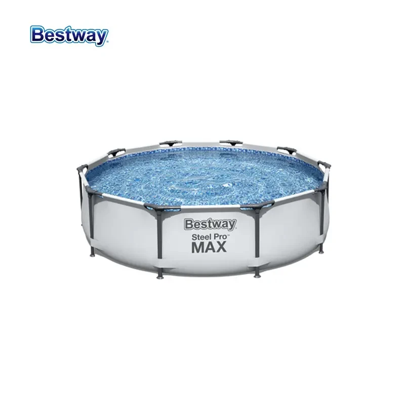 Bestway 56406 outdoor family adult prism frame round set PVC swim pool above ground swimming pool