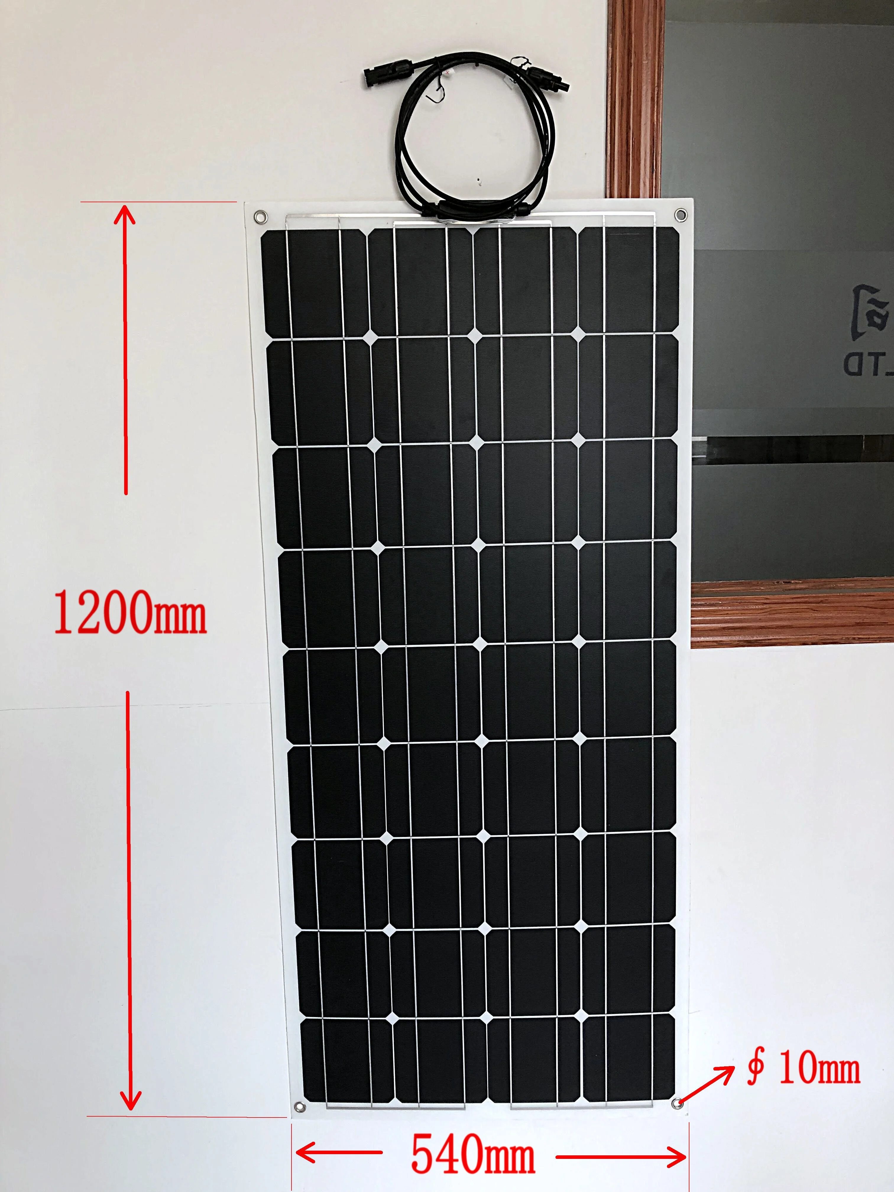 High performance monocrystalline Silicon flexible 100w 120w solar panel 12V solar module vehicles and ships factory for sale