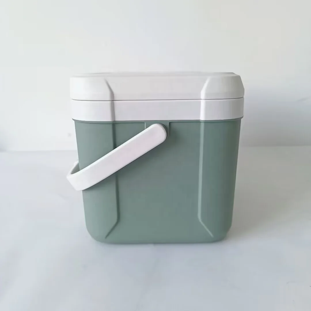 HS plastic cooler 5L small  ice bucket with logo  promotion for mini cooler  picnic sports hard food cooler keep item cooling