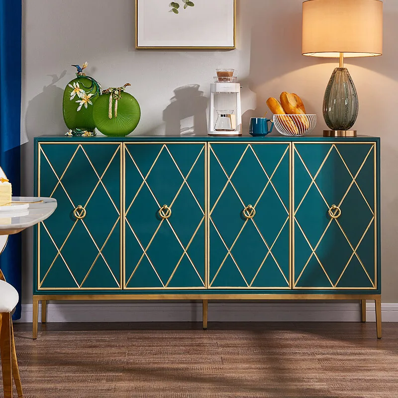 Cheap Wholesale modern hallway luxury metal gold console table living room sideboard stainless steel console table