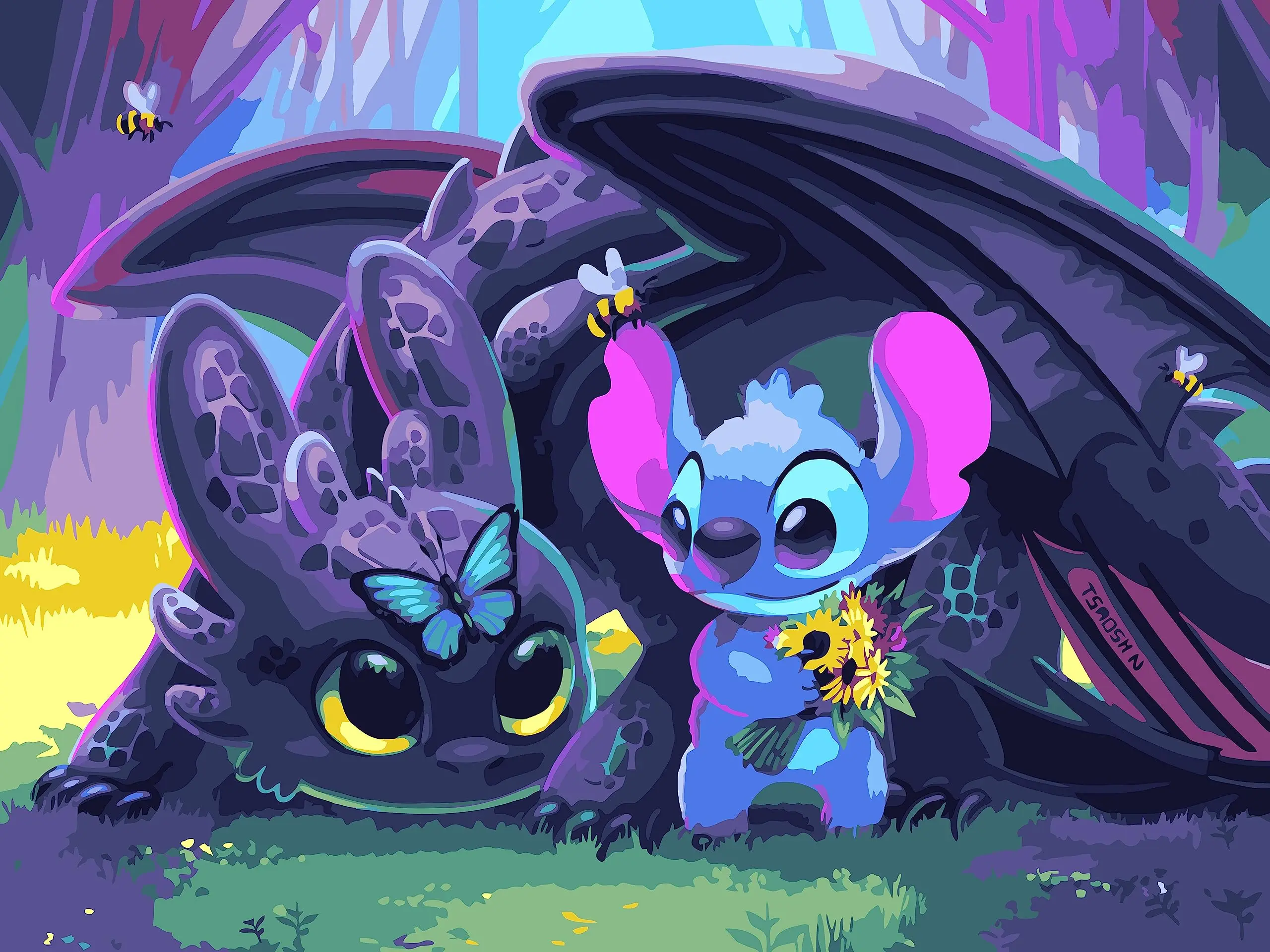 DIY Digital Painting by Numbers paint kit by numbers Oil Painting by Numbers for Adults