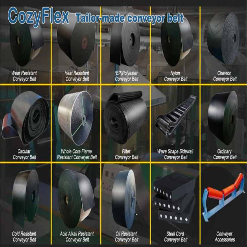 Hot Sles High Quality Belt Rubber Conveyor Used Industrial Polyester Canvas Rubber Conveyor Belt For Sand/Mine
