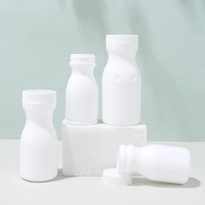 50cc 80cc 150cc HDPE White Pharmacy Container Medicine Vitamin Supplement Bottle Pill Container For Protein Powder