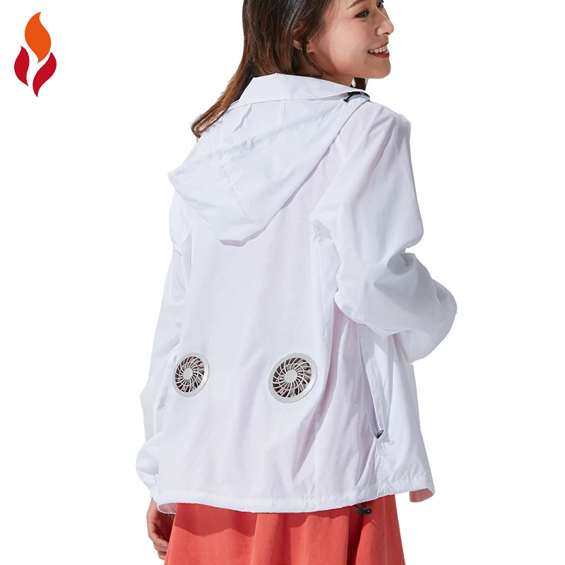 NUANRONG Cheap New Style All-in-one Fan Air Conditioning Clothing 5V Brushless Fan Clothing With Controller