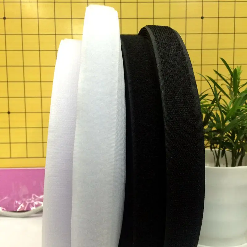 
sew on hook and loop one side polyester magic tape rolls 