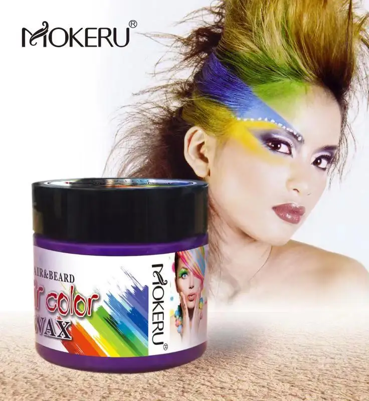 mokeru 60g hair color clay private label in hair styling products from  wholesale