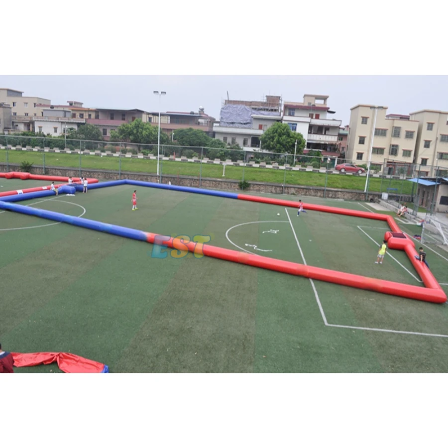 Commercial airtight portable soccer fields large inflatable soccer pitch inflatable soap football field