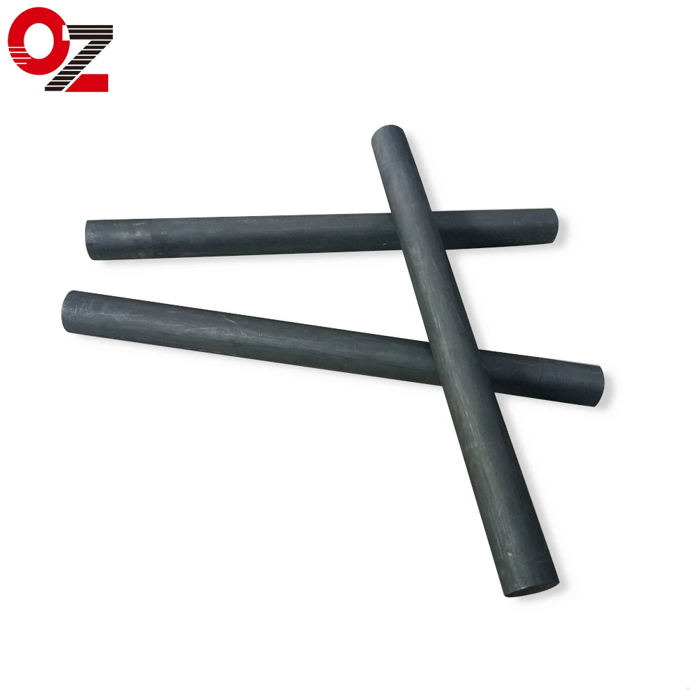 OUZHENG производитель поставляет Индивидуальные высокой плотности мелкозернистый изостатический графитовый стержень