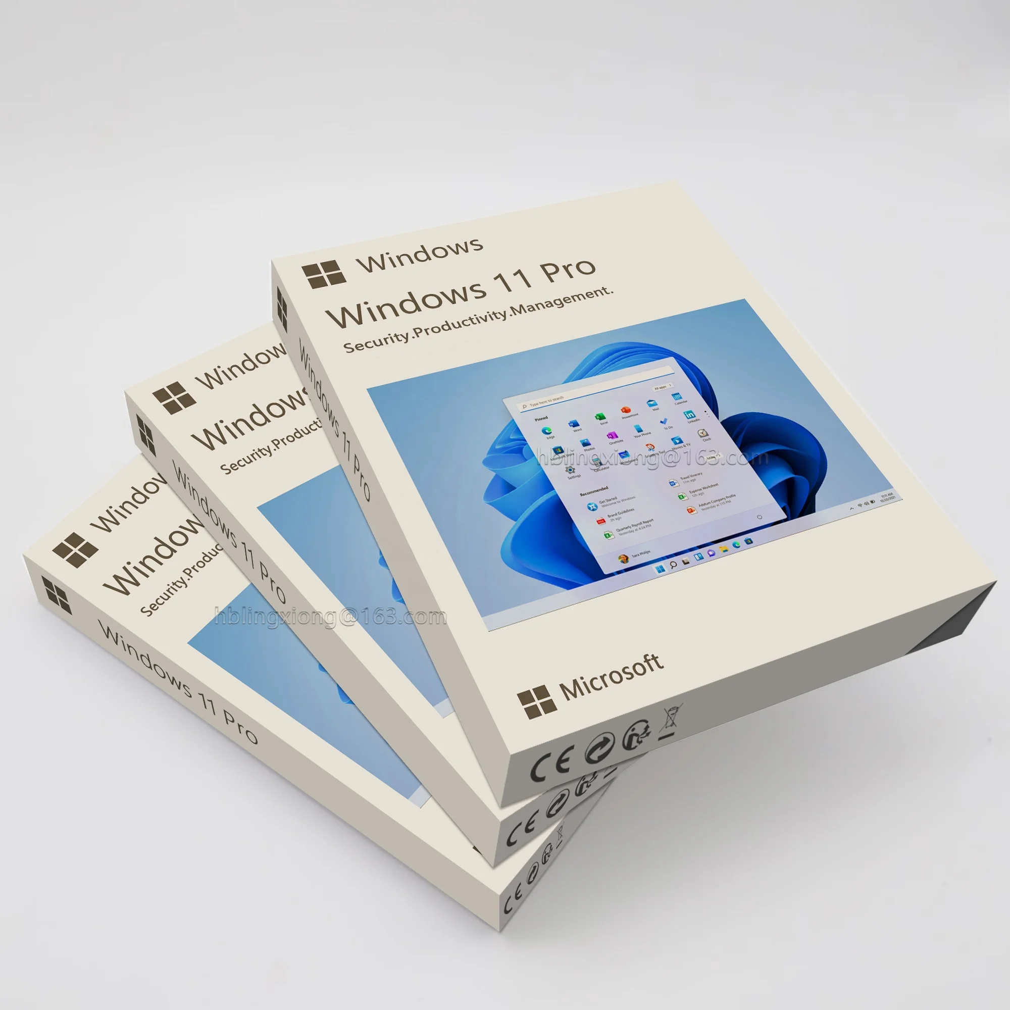 Windows 11 Pro USB ключ Профессиональный USB-3.0 стикеры коробку OEM полного пакета глобальная онлайн Активация FPP 64