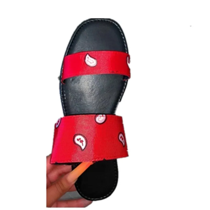 Cheap Chples Ever Health Woman Satin Slippers Shoes Adult Two Straps Fabric Slippers Canvas Femme Plate Flat Sandals
