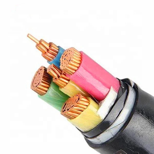 
 0,6/1 кв VV22 медный проводник ПВХ Изолированная стальная лента бронированные силовые кабели с ПВХ-оболочкой  