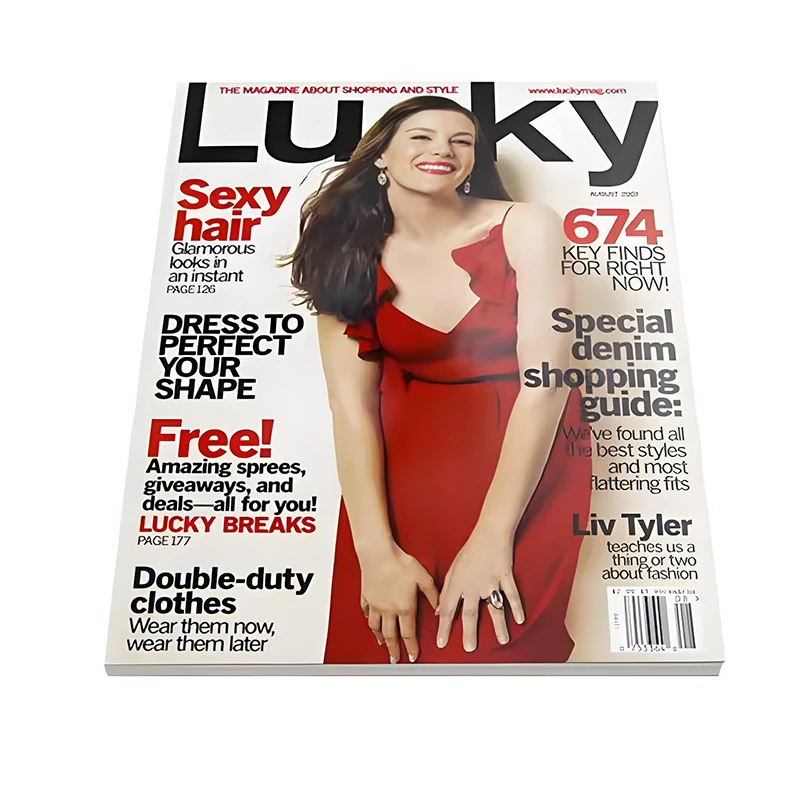 Wholesale Custom Print Soft Cover English Journal Paperback Book Magazine Printing