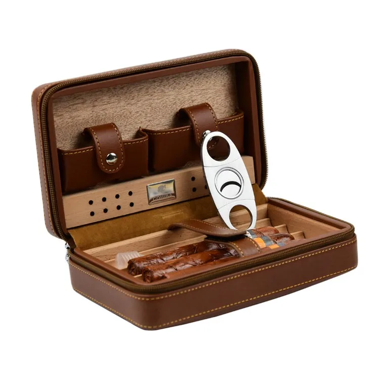 Accept Custom Logo cigar case with cutter