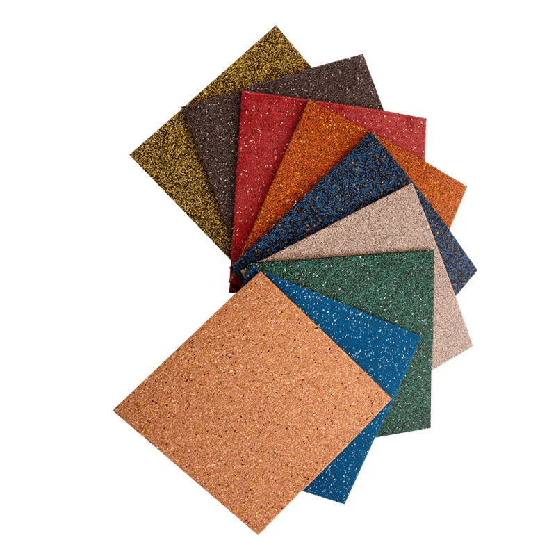 Non-slip Rubber Gym Flooring 25mm Outdoor Gym Flooring Rubber