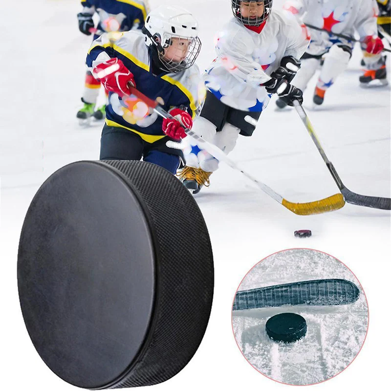 Custom Printing Logo Picture Cheap Rubber Ice Hockey Puck for Practice
