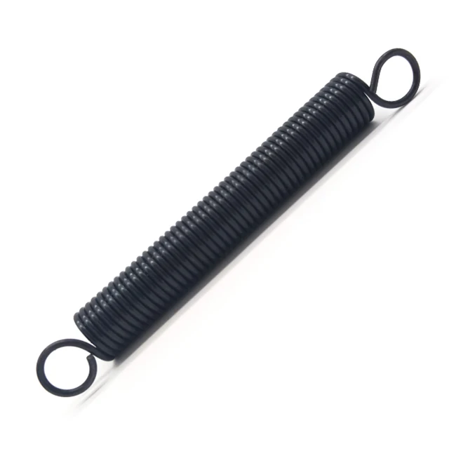 Hongsheng OEM High Quality Spring Steel Retractable Cable Constant Force Double Hook Spiral Tension Spring