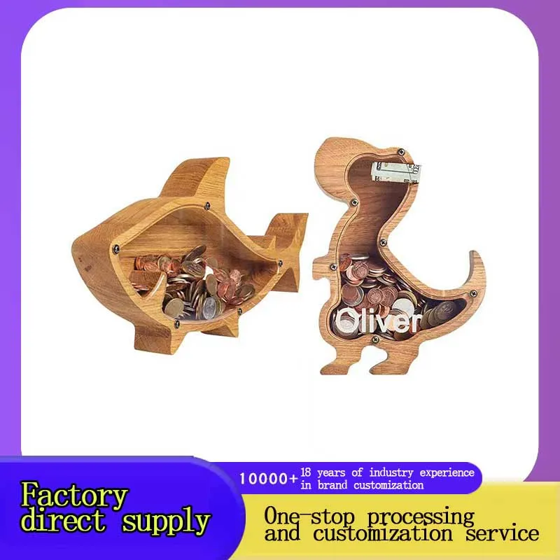 Горячая распродажа деревянная копилка для кроликов новый детский стиль позволяет вносить только депозит и не выводить копилку животных