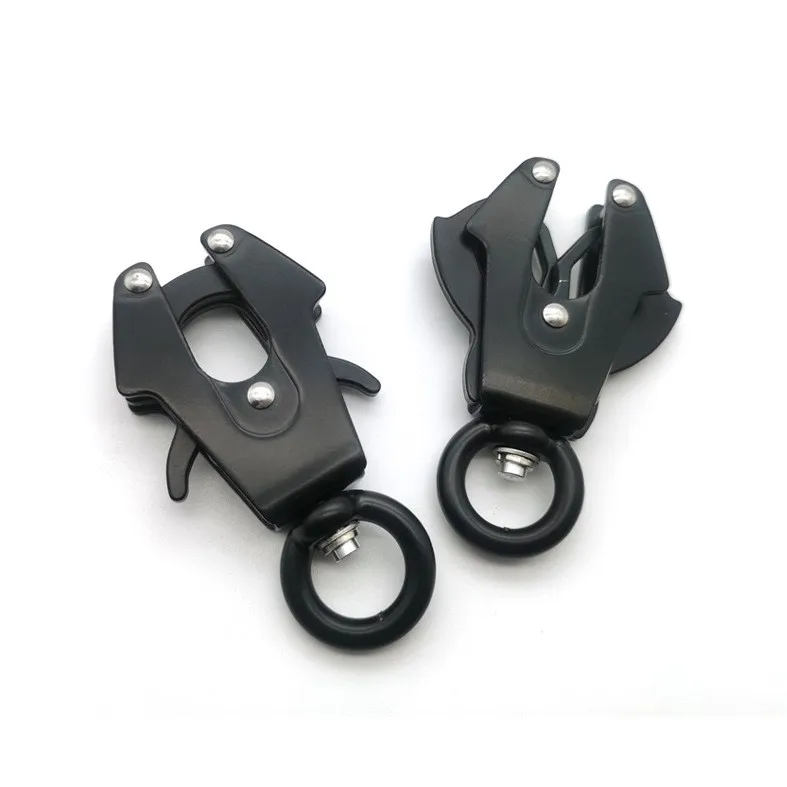 Factory High Quality dog leash Frog Clip Carabiner Quick Side Release Swivel Hooks Dog Collar