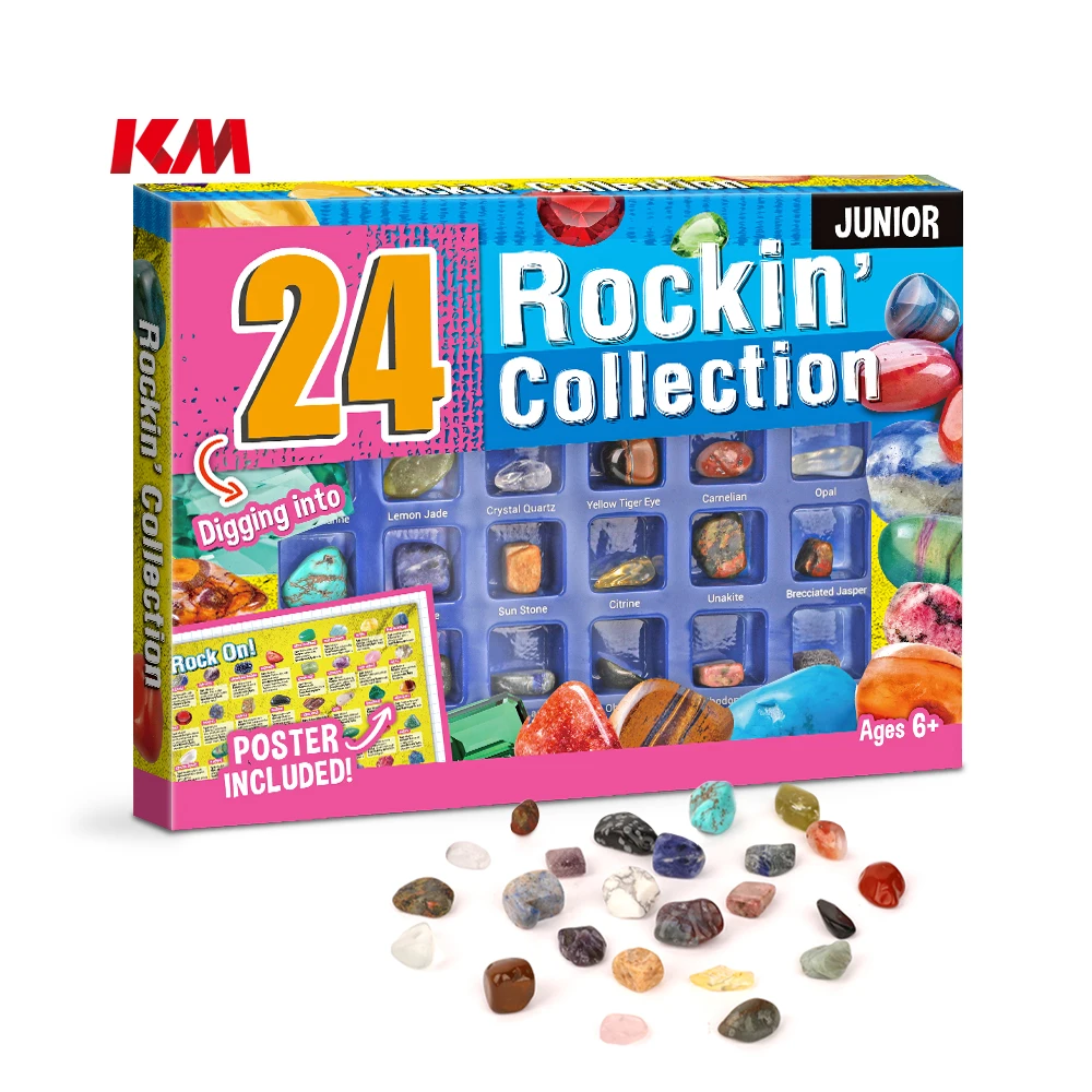 Лидер продаж, обучающие игрушки для детей, раннее изучение геологии, образовательные наборы, натуральный камень, кристалл, грубый