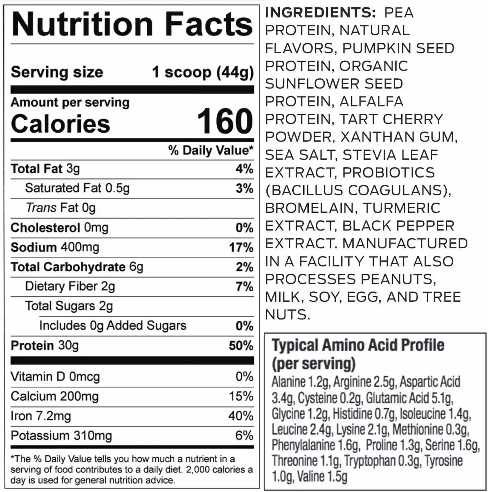 OEM ODM Vanilla Flavor Premium Keto Friendly Vegan Organic Plant Based Sport BCAAs Protein Powder