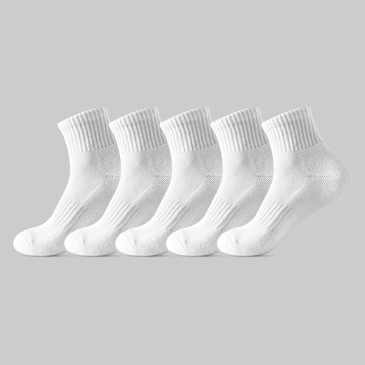 1 Pairs Shipping Men Custom Design Crew Socks Athletic 100% Cotton Bulk Plain White Men Sport Crew Socks