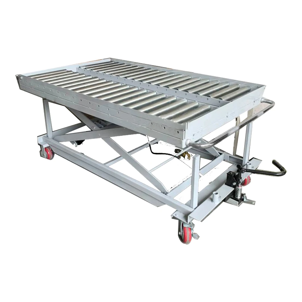 Central Hydraulics Scissor Lift Roller Shear Electric Table Lift