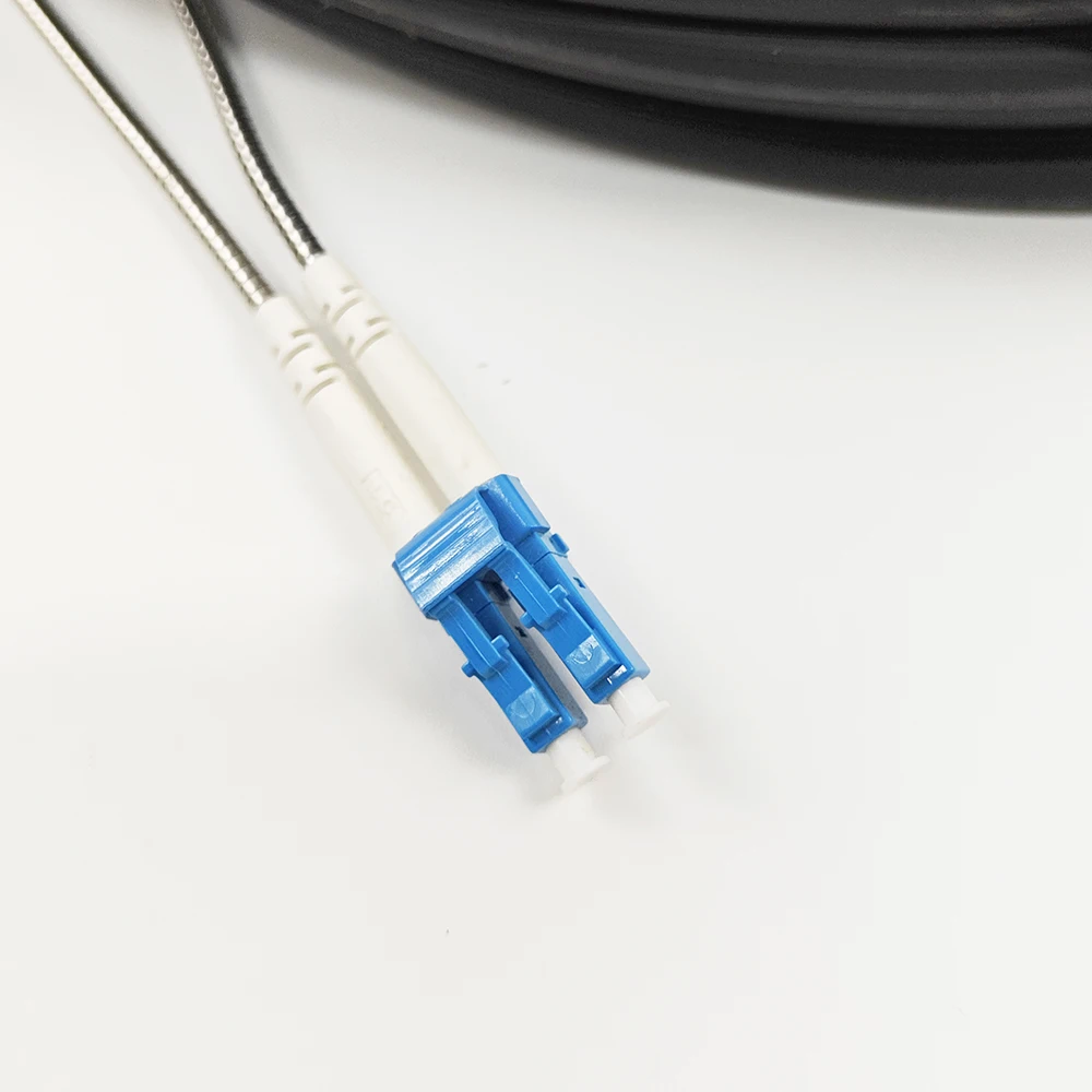 CPRI Cable Fibervision Outdoor Fiber Optical  Protected Brunch Armored Cable SM Outdoor cable with ODVA DLC/UPC connector