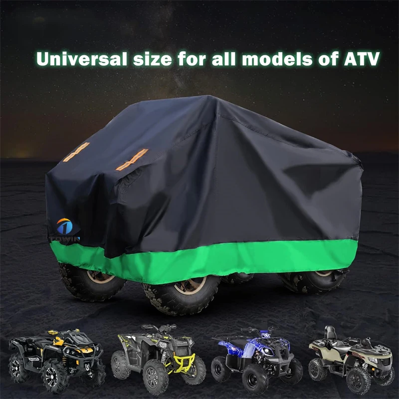 Большая сверхпрочная защита для улицы водонепроницаемая от ветра и пыли Четырехугольная Крышка электрического квадроцикла
