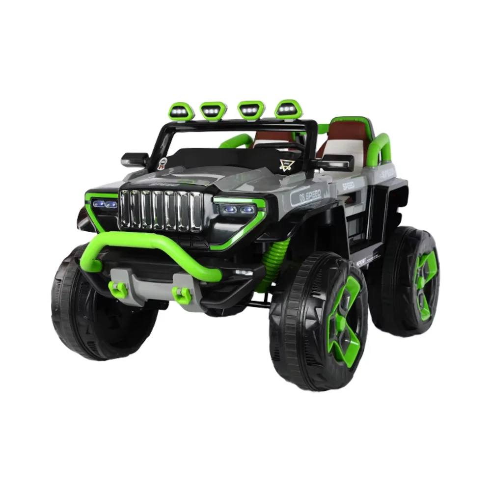 12V Electric 4WD UTV Buggy Double Motor Ride-on Car Kids 2+ Years Big Kids 4x4 Wheel Plastic Material 2 Seat Off-Road Vehicle