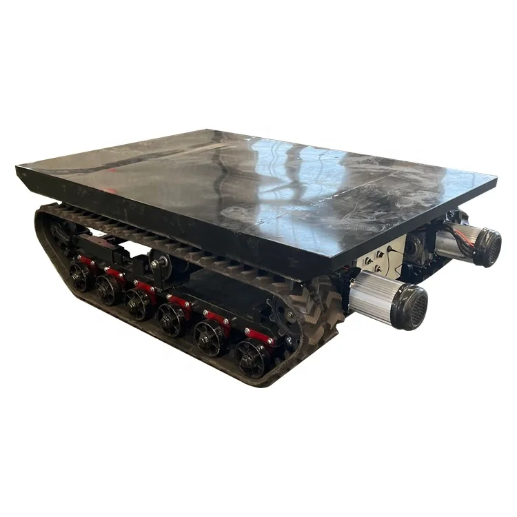 rubber track chassis 300kg 500kg 1 ton 2ton 3 ton crawler carrier track undercarriage for sale