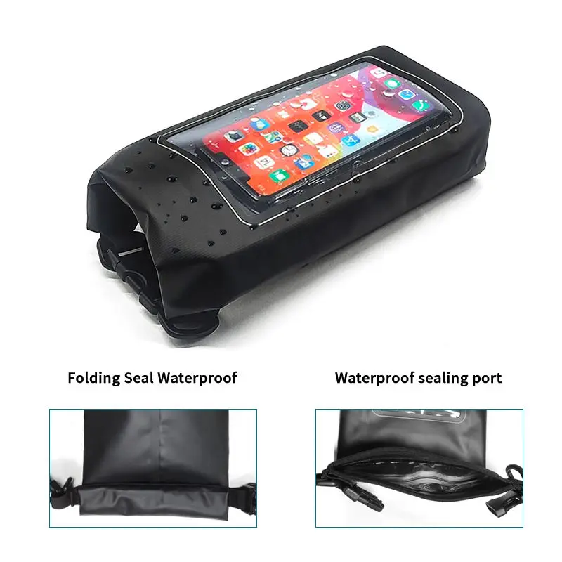 Outdoor Roll Top Waterproof Backpack Travel Floating Waterproof Dry Bag for Kayaking Boating Swimming and Camping  Phone Bag