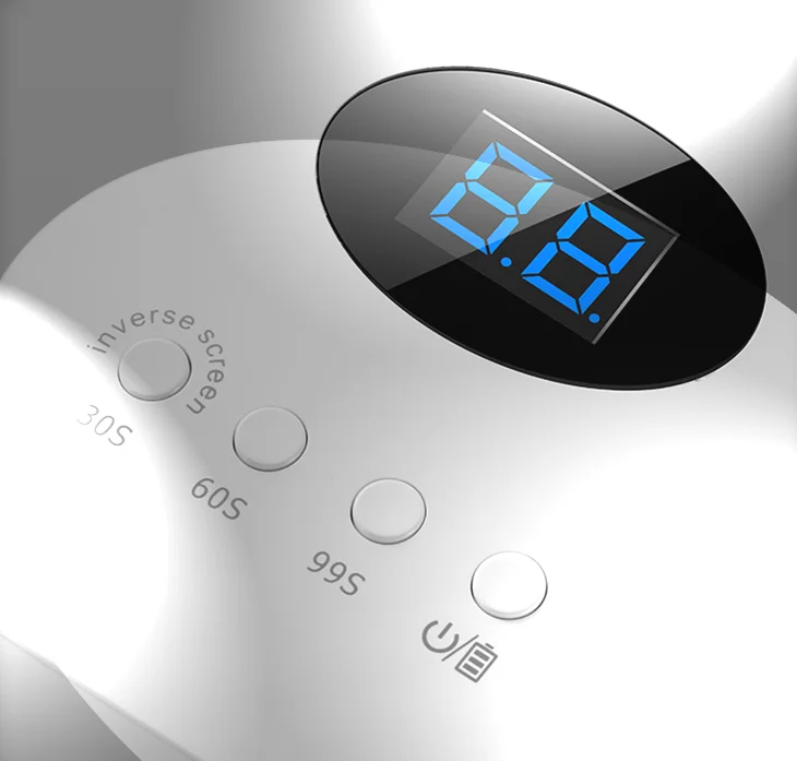 Crazy Selling in USA Nail art machine S50 54W nail dryer cordless uv led nail lamp