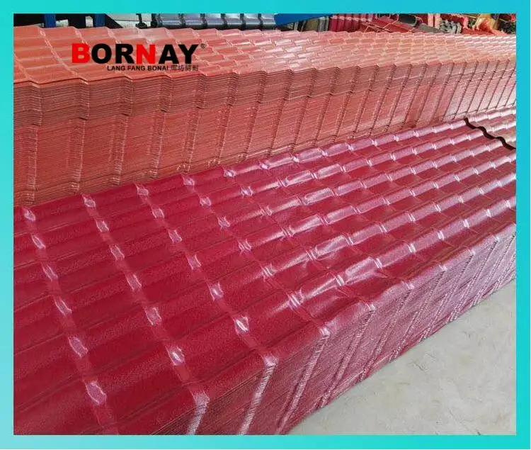 ASA PVC resin tile produced by China Bonai is suitable for Chinese classical architecture