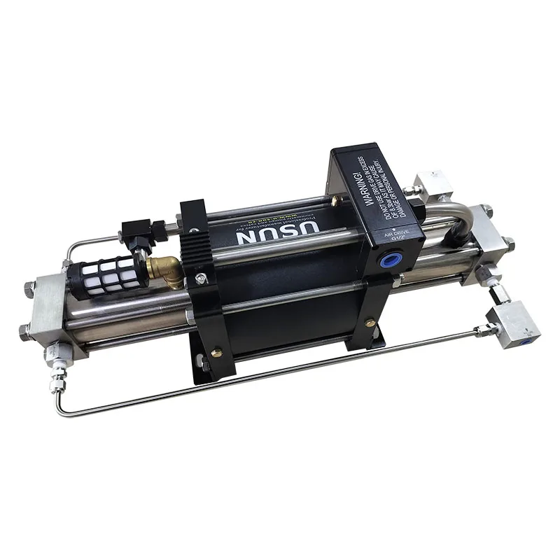 New design USUN Model:GBD40-OL  200-300 Bar Output   air operated Oxygen gas booster pump for scuba diving use