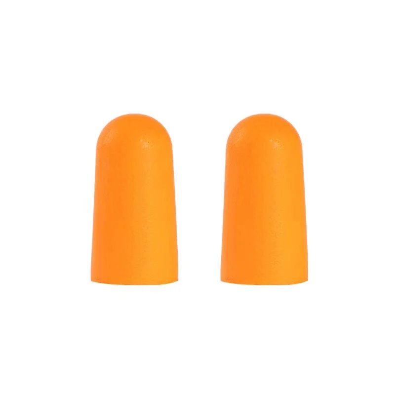 Wholesale High Quality 2 Pieces Per Set Anti-Noise Foam Earplugs Factory Direct Sale