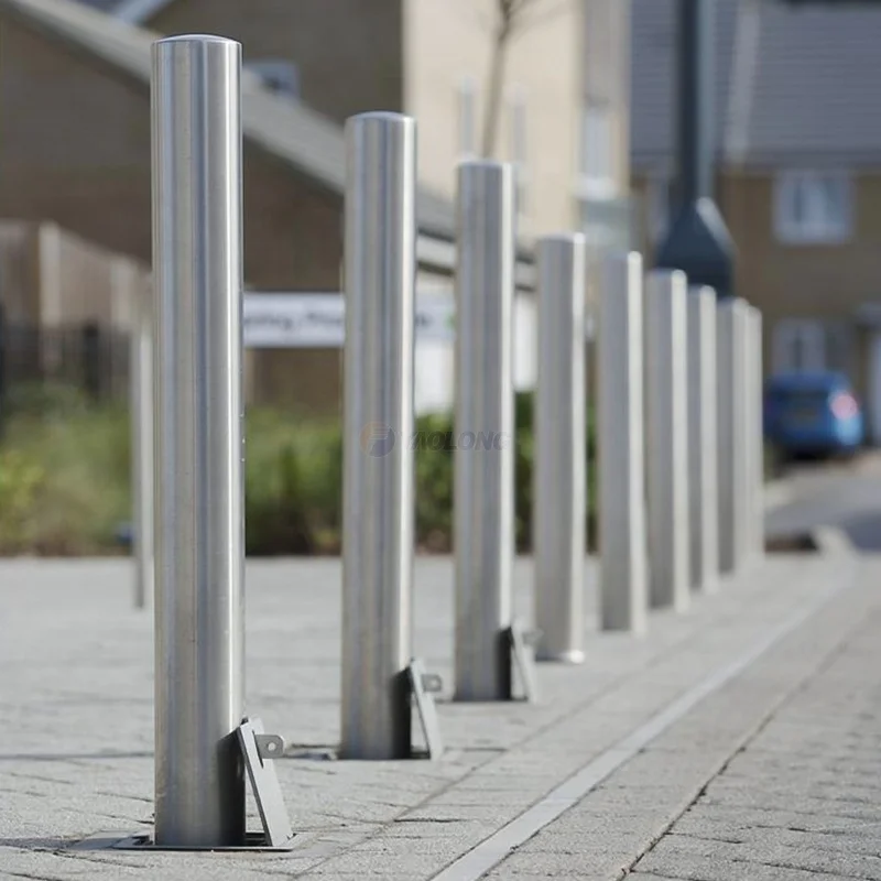 stainless steel traffic types of bollard for roadway safety