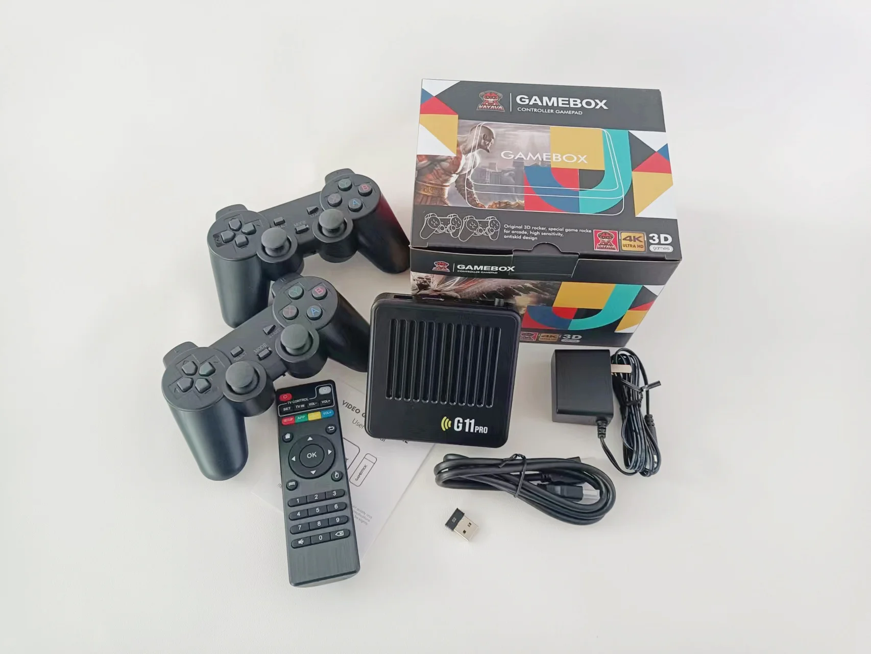 Wholesale G11 pro video console 4K HD Output TV Gaming Magic Super Game Box Plus Video Game Console 30000+Games Gamebox