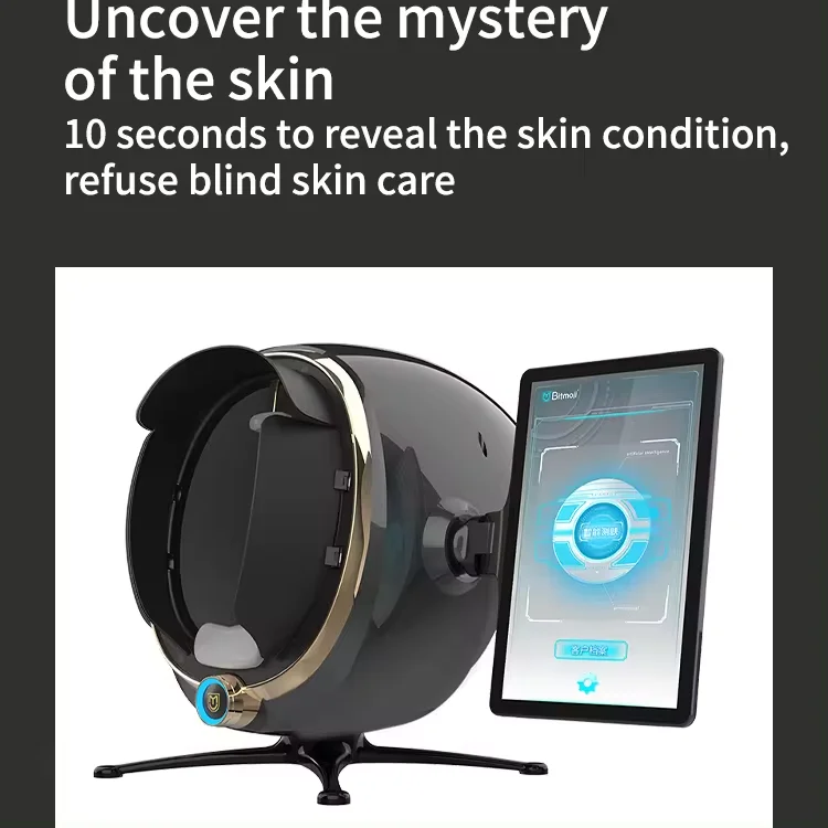 Desktop  magic mirror facial skin analyzer 3d scanner diagnostic tools skin analyzer machine skin analyzer equipment for sale