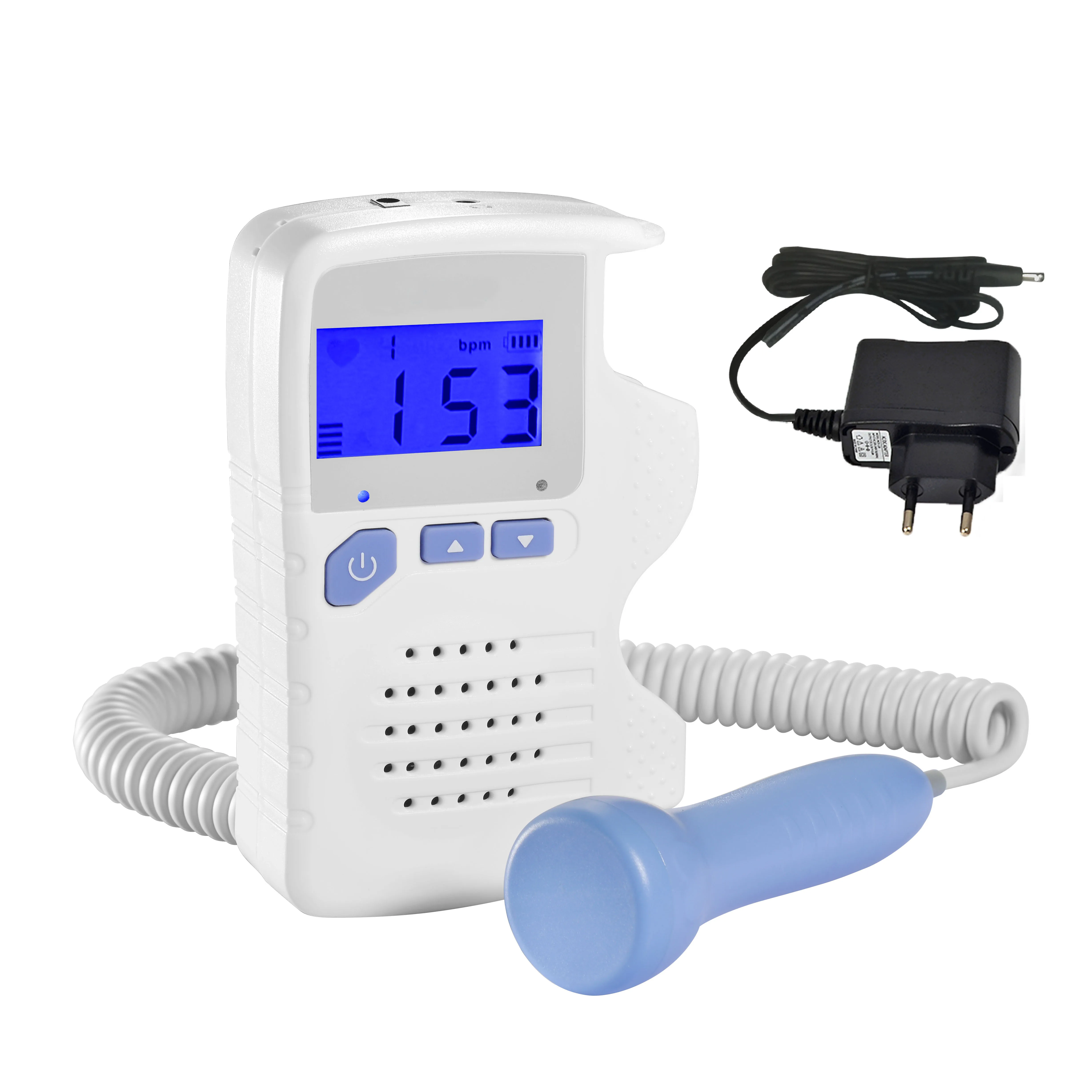 Medical Ultrasound Fetal Doppler Chargeable Pocket Baby Heart Monitor