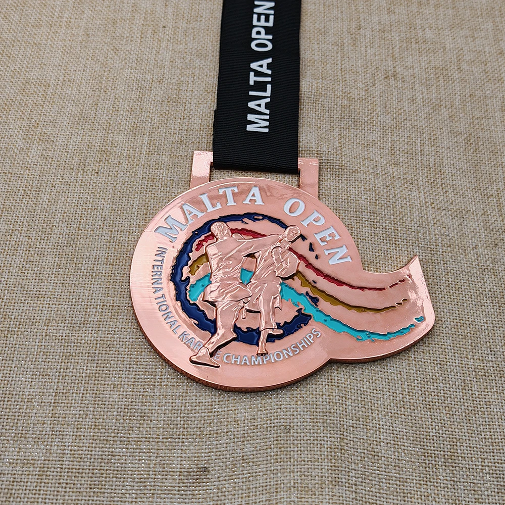 Medal Manufacture Factory Professional Customized Metal Marathon Sports Gold Award Medallion Custom City Running Medals