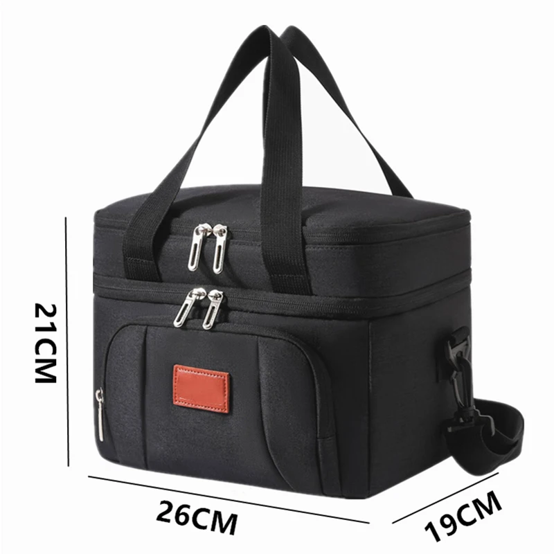 print color bag food delivery picnic camping lunch cooler bag