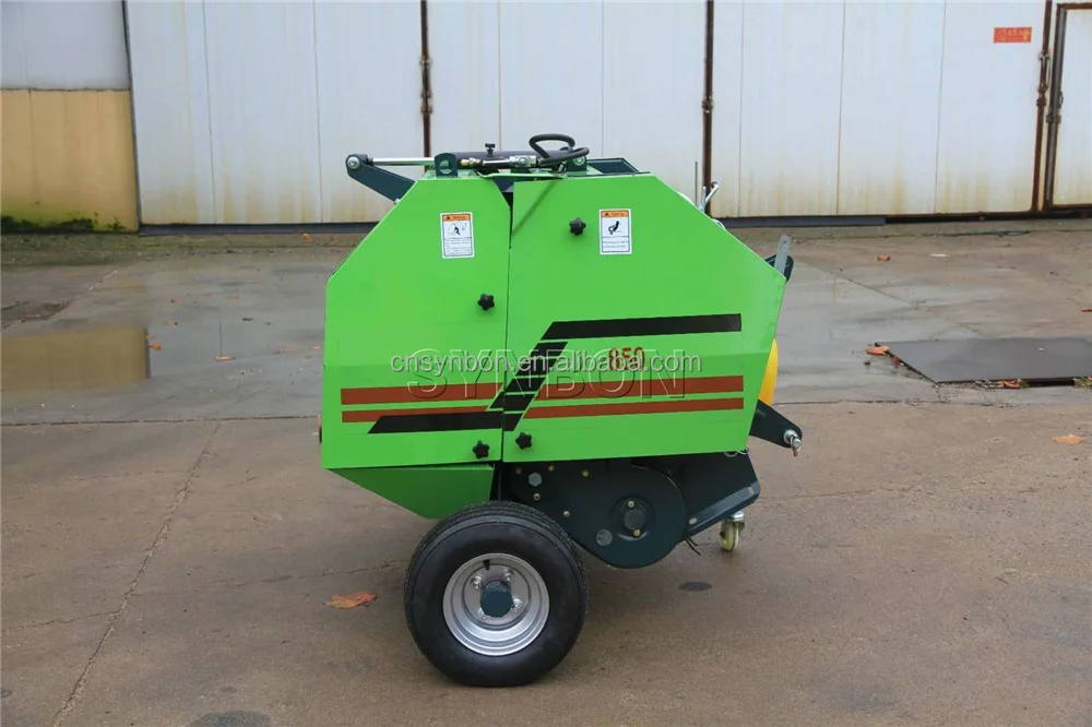 SYNBON Agriculture Machinery Tractor Three-Point Suspension Rear Mini Round Baler Hay  Straw Bundle