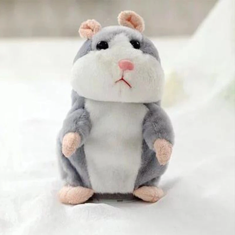 Talking Hamster Falante Mouse Pet Plush Toy Cute Sound Record Stuffed Doll Gifts