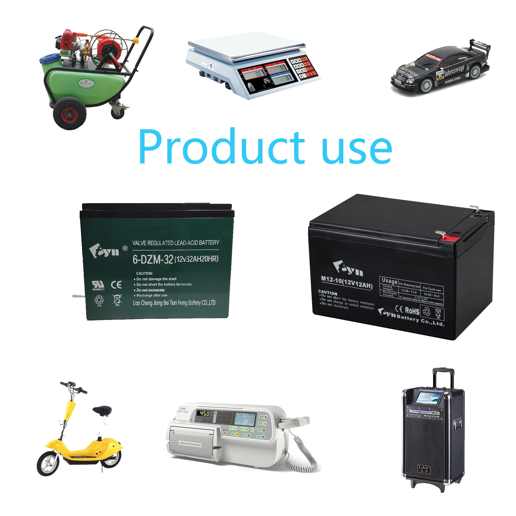  6 Dzm 12 скутер/мотоцикл в 10 Ач В батарея черный глубокий цикл типы длительного срока службы реальной большой мощности железной дороги море 3 кг