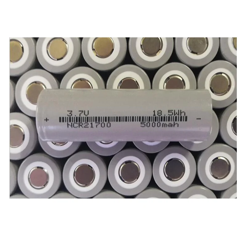 3 7 v Ncr21700t 21700 цилиндрическая литий-ионная батарея 4800mah 18.5wh 3c разряд для автомобильной батареи Tesla
