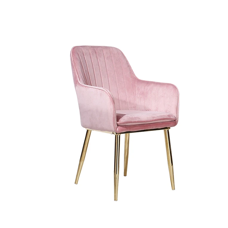 Dinning Chair With Gold Legs Silver European Dining Chairs Sillones For Room Restaurant Modern French Provincial Formal