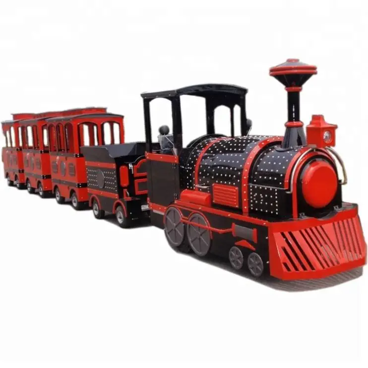 Good quality amusement park rides kids electric train rides for sale